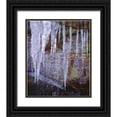 thumbnail image 1 of Talbot Frank, Christopher 15x17 Black Ornate Wood Framed with Double Matting Museum Art Print Titled - California, Sierra Nevada Icicles in the Sierra, 1 of 4