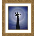 thumbnail image 1 of Talbot Frank, Christopher 15x17 Gold Ornate Wood Framed with Double Matting Museum Art Print Titled - AZ, Organ Pipe Cactus Saguaro cactus with a halo, 1 of 4