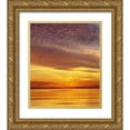 thumbnail image 1 of Talbot Frank, Christopher 15x17 Gold Ornate Wood Framed with Double Matting Museum Art Print Titled - CA, San Diego Sunset Cliffs by the ocean,sunset, 1 of 4