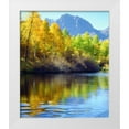 thumbnail image 1 of Talbot Frank, Christopher 15x17 White Modern Wood Framed Museum Art Print Titled - CA, Sierra Nevada, Autumn reflects in Rush Creek, 1 of 4