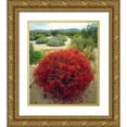 thumbnail image 1 of Talbot Frank, Christopher 26x30 Gold Ornate Wood Framed with Double Matting Museum Art Print Titled - California, Anza-Borrego Chuparosa flowers, 1 of 4