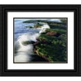 thumbnail image 1 of Talbot Frank, Christopher 30x26 Black Ornate Wood Framed with Double Matting Museum Art Print Titled - CA, San Diego Waves breaking on tide pools, 1 of 4