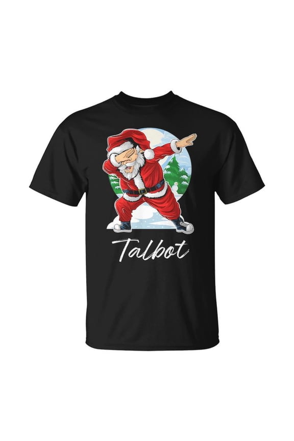 Talbot Name Gift Santa Talbot Unisex TShirt
