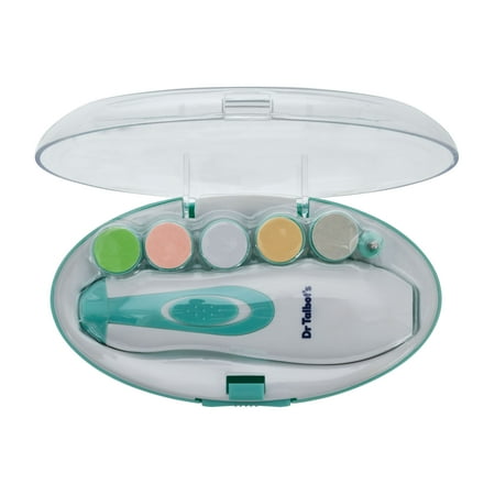 Dr. Talbot's Baby Electric Nail Trimmer with Nail Files, LED Light, and Storage Case