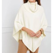 Talbots Jerset Triangle Poncho, Size M
