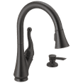 thumbnail image 1 of Talbott Single Handle Pull-Down Kitchen Faucet with Soap Dispenser in Venetian Bronze 16968-RBSD-DST, 1 of 2