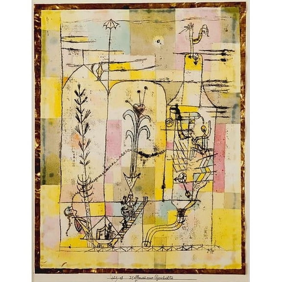 Tale a La Hoffmann Poster Print by Paul Klee German Born Switzerland M Nchenbuchsee 1879-1940 Muralto-Locarno
