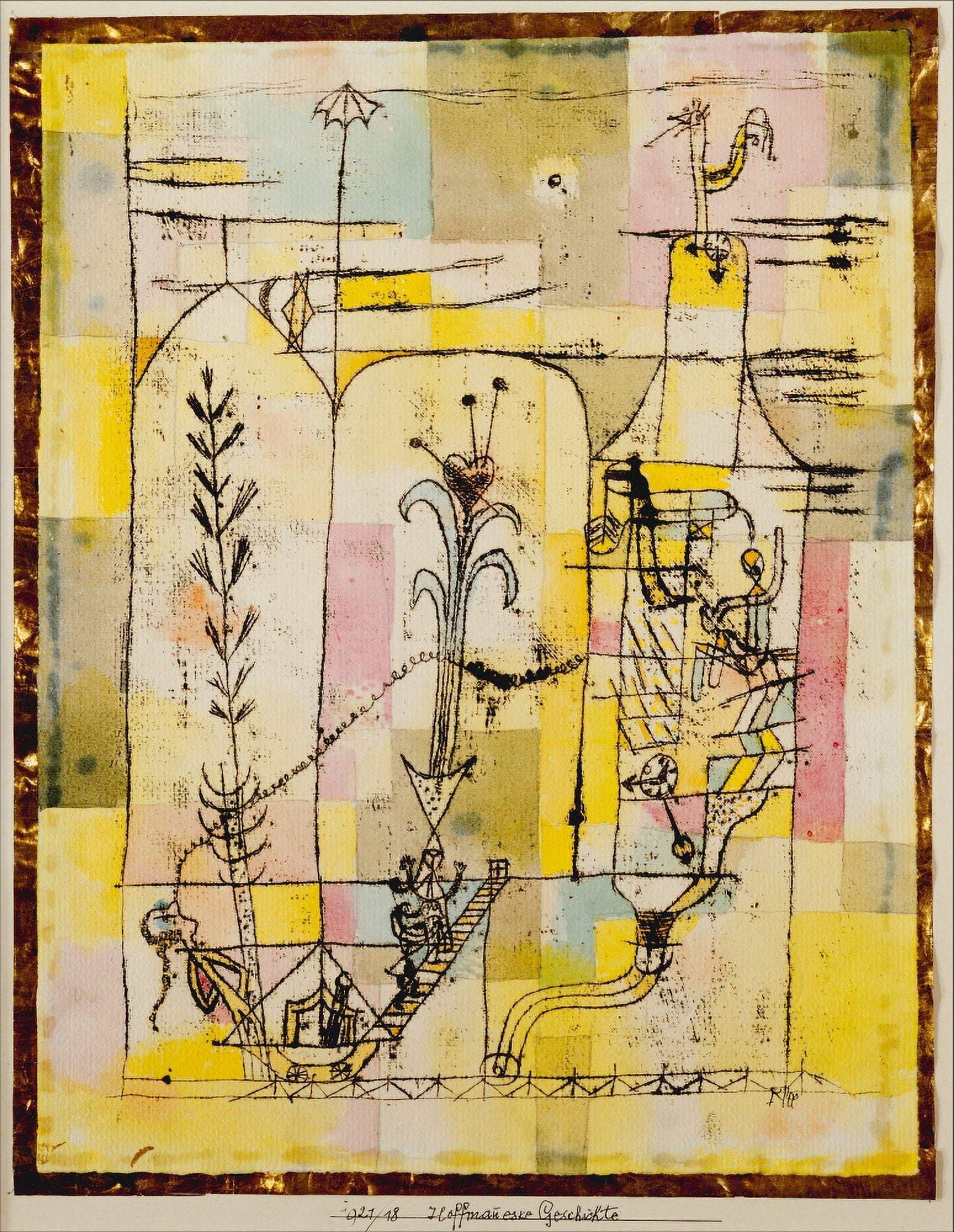 Tale a la Hoffman 1921 Canvas Art - Paul Klee (18 x 24)