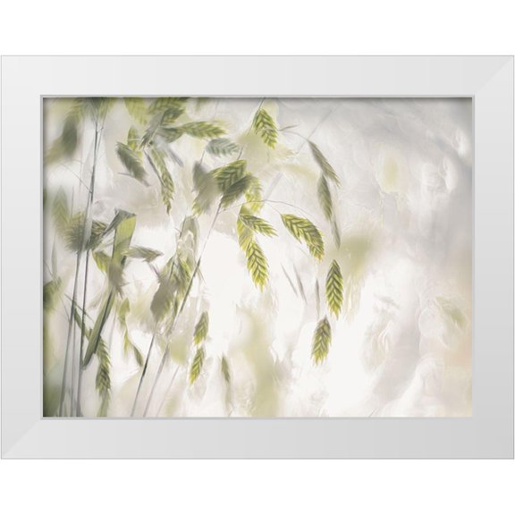 Talen, Nel 14x11 White Modern Wood Framed Museum Art Print Titled - Grass Blades