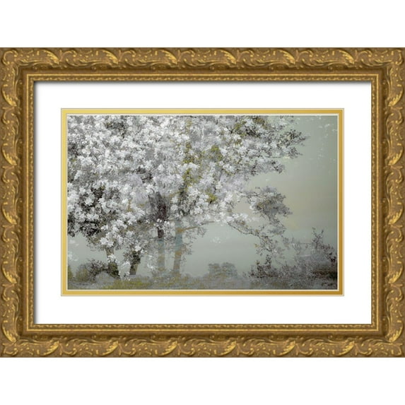 Talen, Nel 32x22 Gold Ornate Wood Framed with Double Matting Museum Art Print Titled - Spring