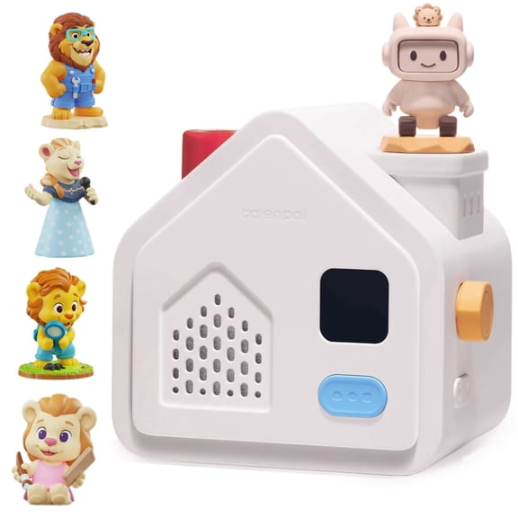 Talenpal AI Storyteller Set - Lion Family Interactive Learning Toy, Screen-Free Bedtime Story Robot & Toddlers Educational Toy for Kids Ages 3-8