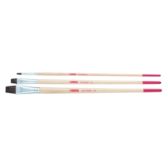 Talens Art Creation - Borstelset (runderorenhaar) Pinselset 3x Flach 4, 8, 16 (Rinderohrenhaar)