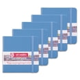 thumbnail image 1 of Talens Art Creations Sketchbook, Drawing Notebook, 4.7 x 4.7 inches (12 x 12 cm), Lake Blue, Thickness: 4.9 oz/sq ft (140 g/m2), Fine, Acid Free Paper, 80 Sheets Bound - 5 Pack, 1 of 5