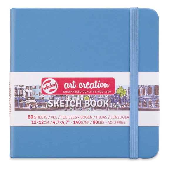 Talens Art Creations Sketchbook - Lake Blue, 4.7" x 4.7"