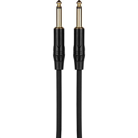 Talent GCB01 Guitar / Instrument Cable 1/4" Male to Male 1 ft.