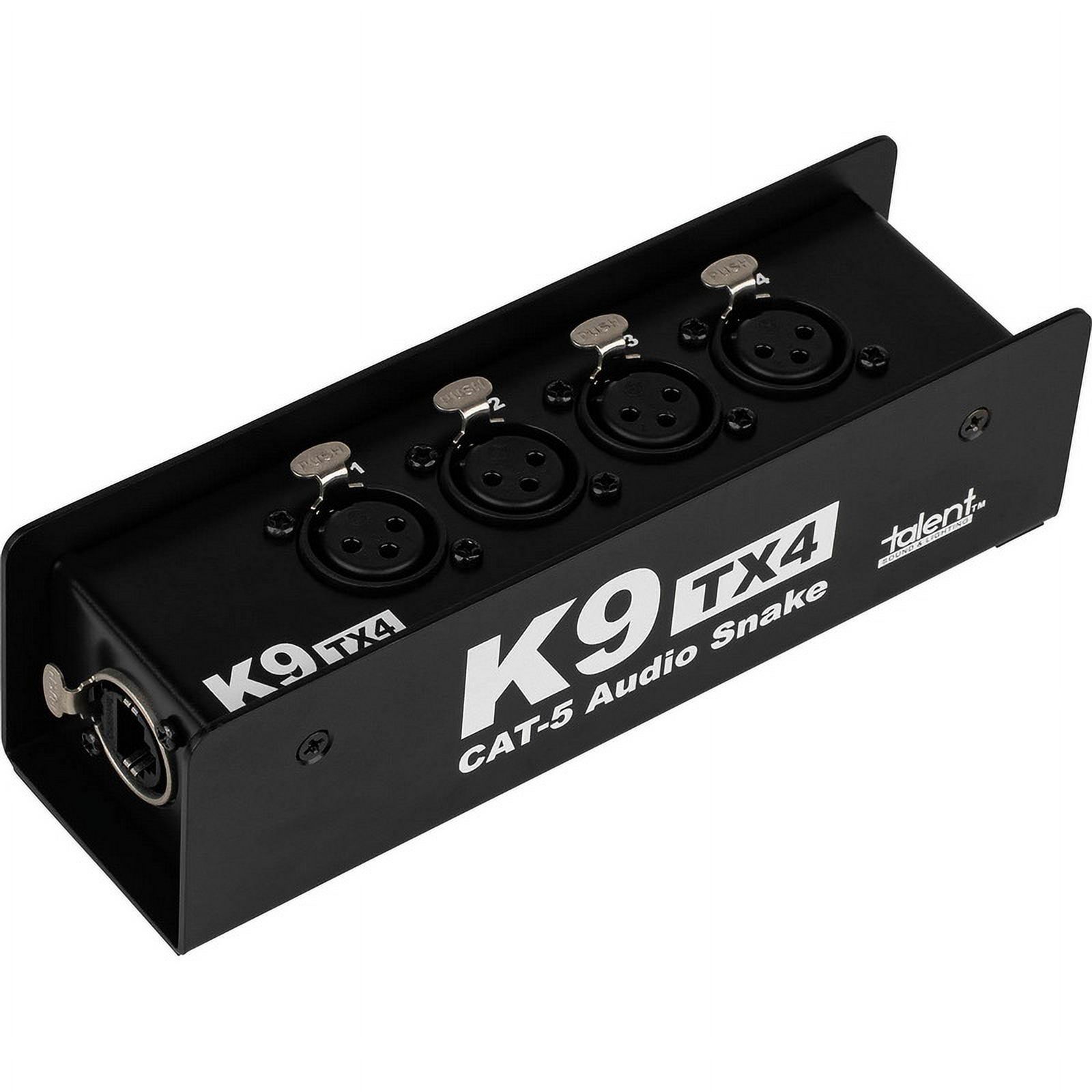 Talent K9 TX4 4 Channel Cat5 XLR Audio Snake Box Walmart talent-k9-tx4-4-channel-cat5-xlr-audio-snake-box-walmart