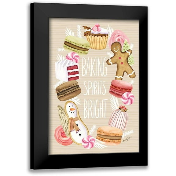 Talent, Kelley 11x14 Black Modern Framed Museum Art Print Titled - Baking Spirits Bright