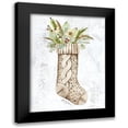 thumbnail image 1 of Talent, Kelley 14x18 Black Modern Framed Museum Art Print Titled - Christmas Knitted Stocking, 1 of 5