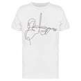 thumbnail image 1 of Talented Female Viollinist Tee Men's -Image by Shutterstock, 1 of 2
