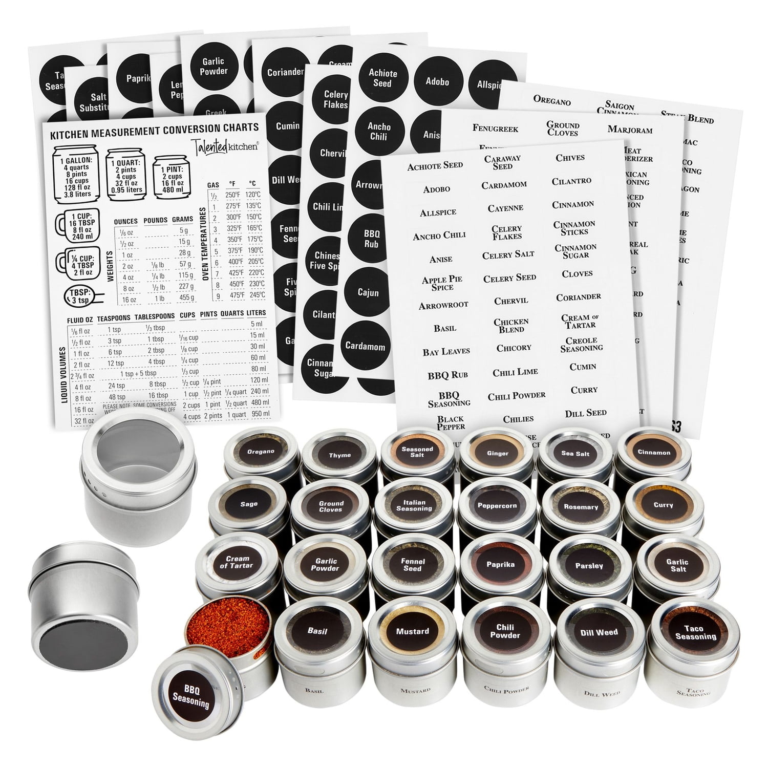Talented Kitchen Spice Jars - Thumbnail 4