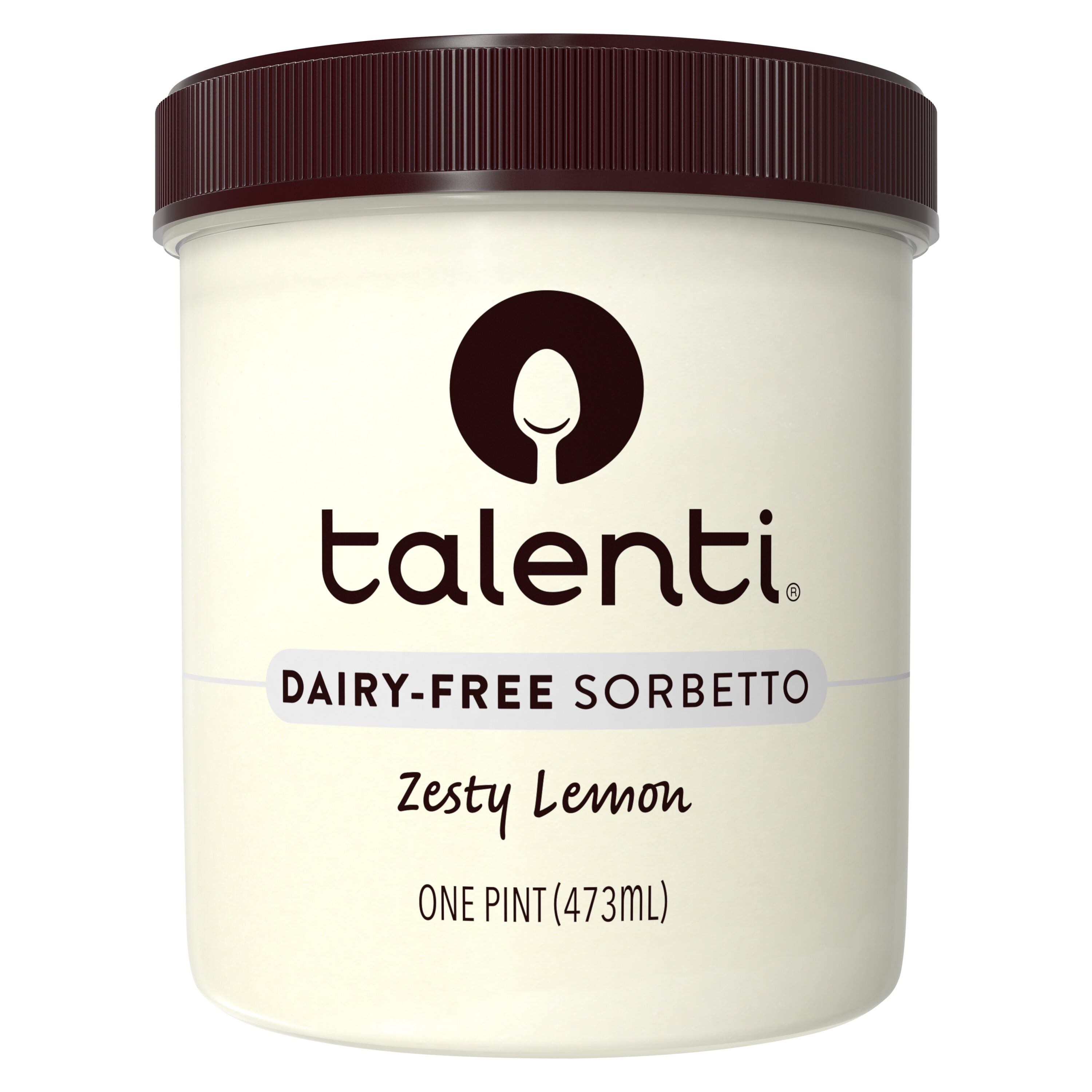 Talenti Dairy-Free Sorbetto Zesty Lemon Sorbet Frozen Desserts, 1 Pint