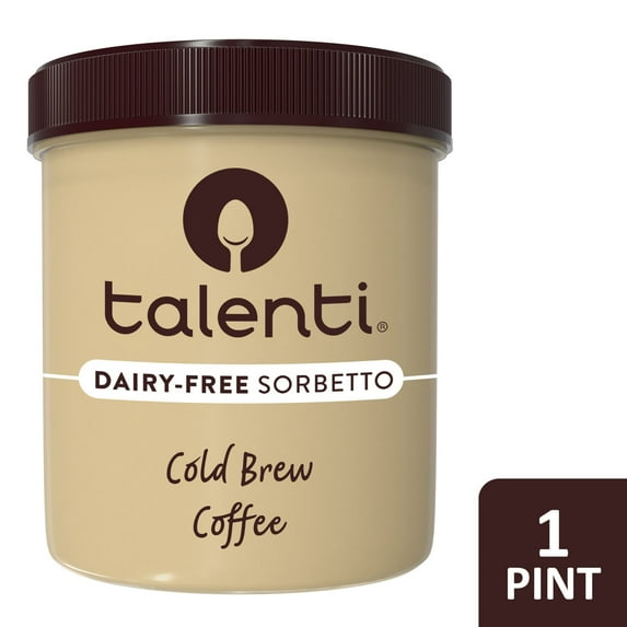 Talenti Dairy-Free Sorbet Cold Brew Coffee Frozen Dessert, 16 oz 1 Count
