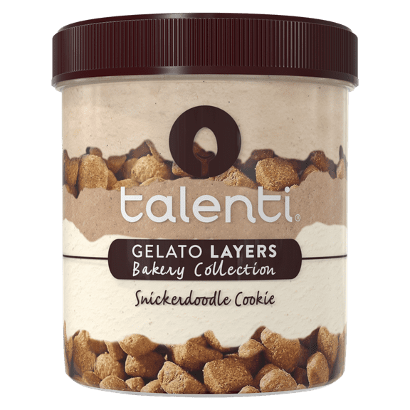 Talenti Layers Snickerdoodle Cookie Gelato (Pack of 8)