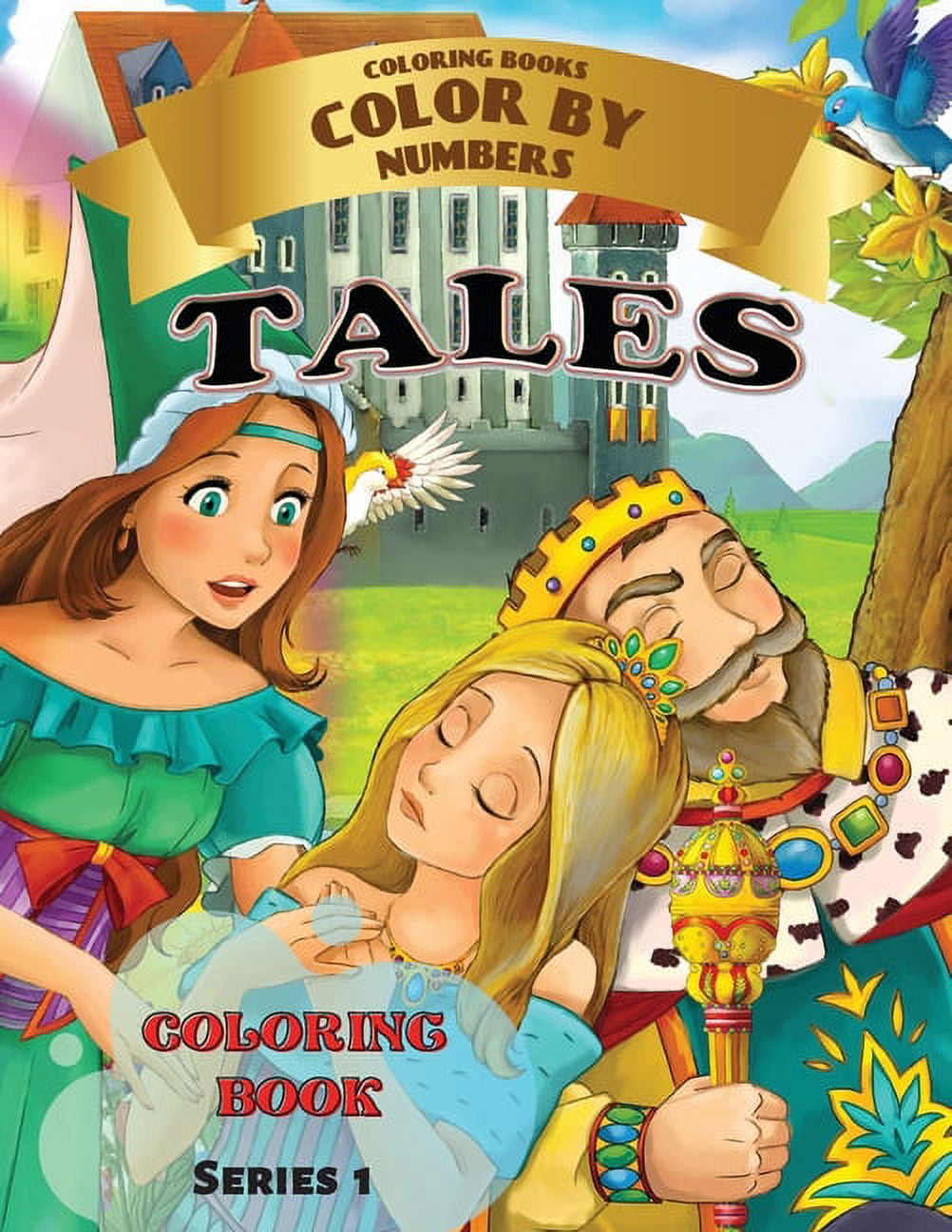 Tell Coloring Tales - Color by Numbers: Coloring with numeric worksheets, color by ...