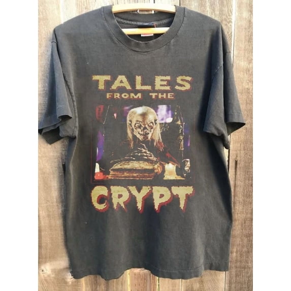 Crypt Keeper Cat Tales From the Crypt Cryptkeeper Charcoal Short Sleeve Unisex T-shirt ...
