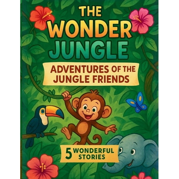 Tales of the Little Animal Friends The Wonder Jungle: Adventures of the Jungle Friends - 5 Wonderful Stories!: Heartwarming Jungle Tales of Friendship, Kin, (Paperback)
