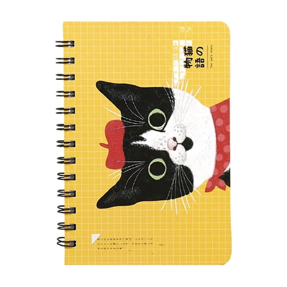 Tales Planner Notebook, Cute Cat Themed Student Academic Planner with Hourly Schedule, Weekly & Monthly Organizer, Hardcover Journal for School Time Management