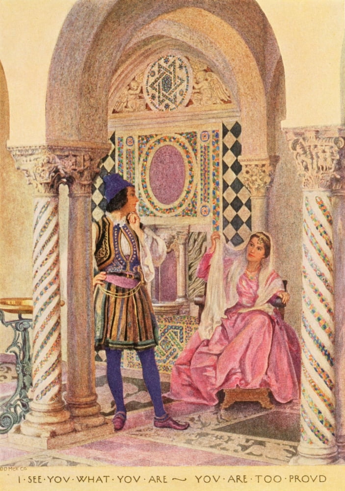 Tales from Shakespeare 1922 I see what you are Canvas Art - Elizabeth Shippen Green (18 x 24)