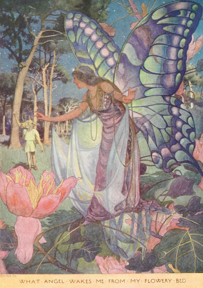 Tales from Shakespeare 1922 What angel wakes me from my flower Canvas Art - Elizabeth Shippen Green (18 x 24)