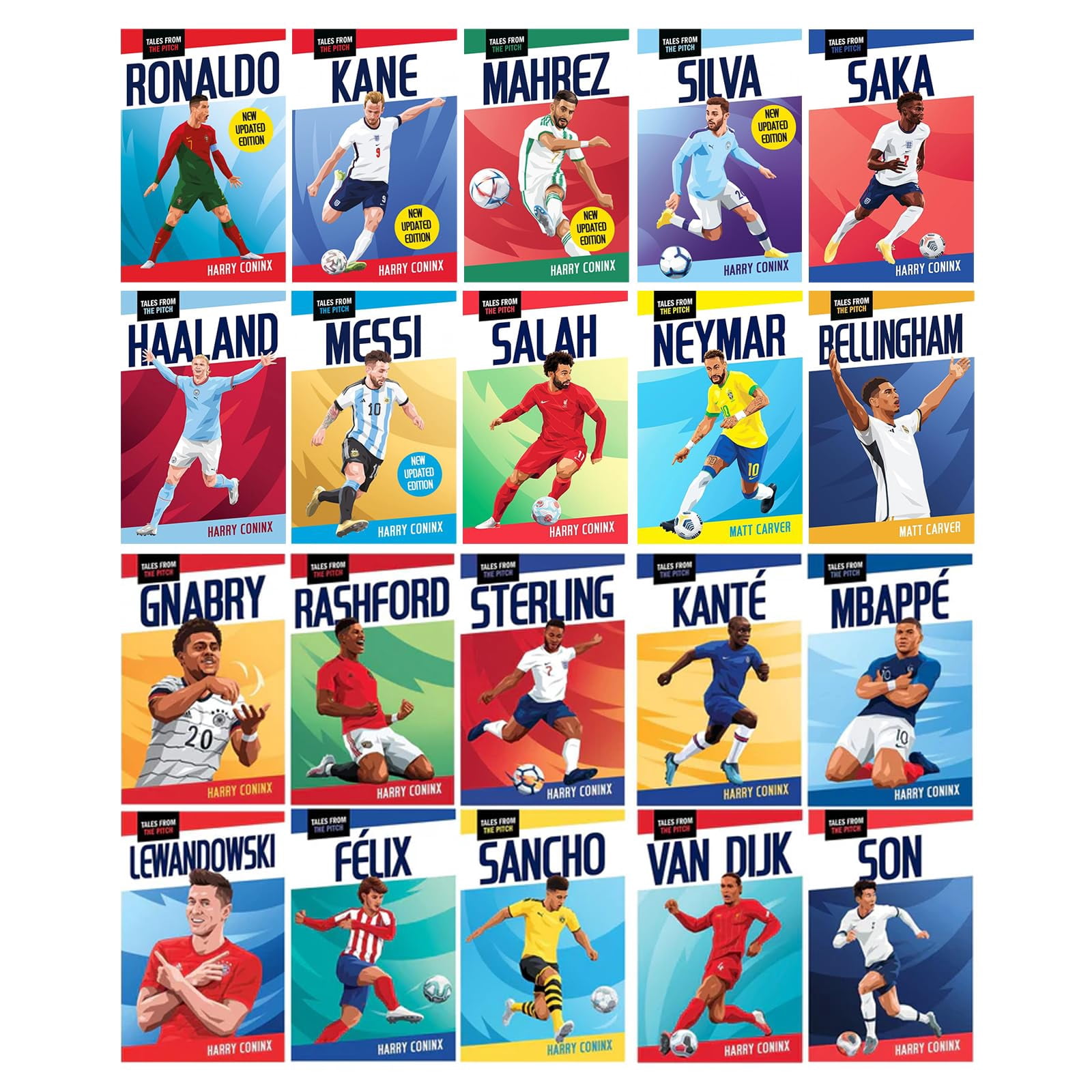 Tales from the Pitch Football Superstar Heroes 20 Books Collection Set ...