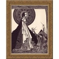 thumbnail image 1 of Tales of Mystery and Imagination by Edgar Allan Poe 24x18 Gold Ornate Wood Framed Canvas Art by Harry Clarke, 1 of 2