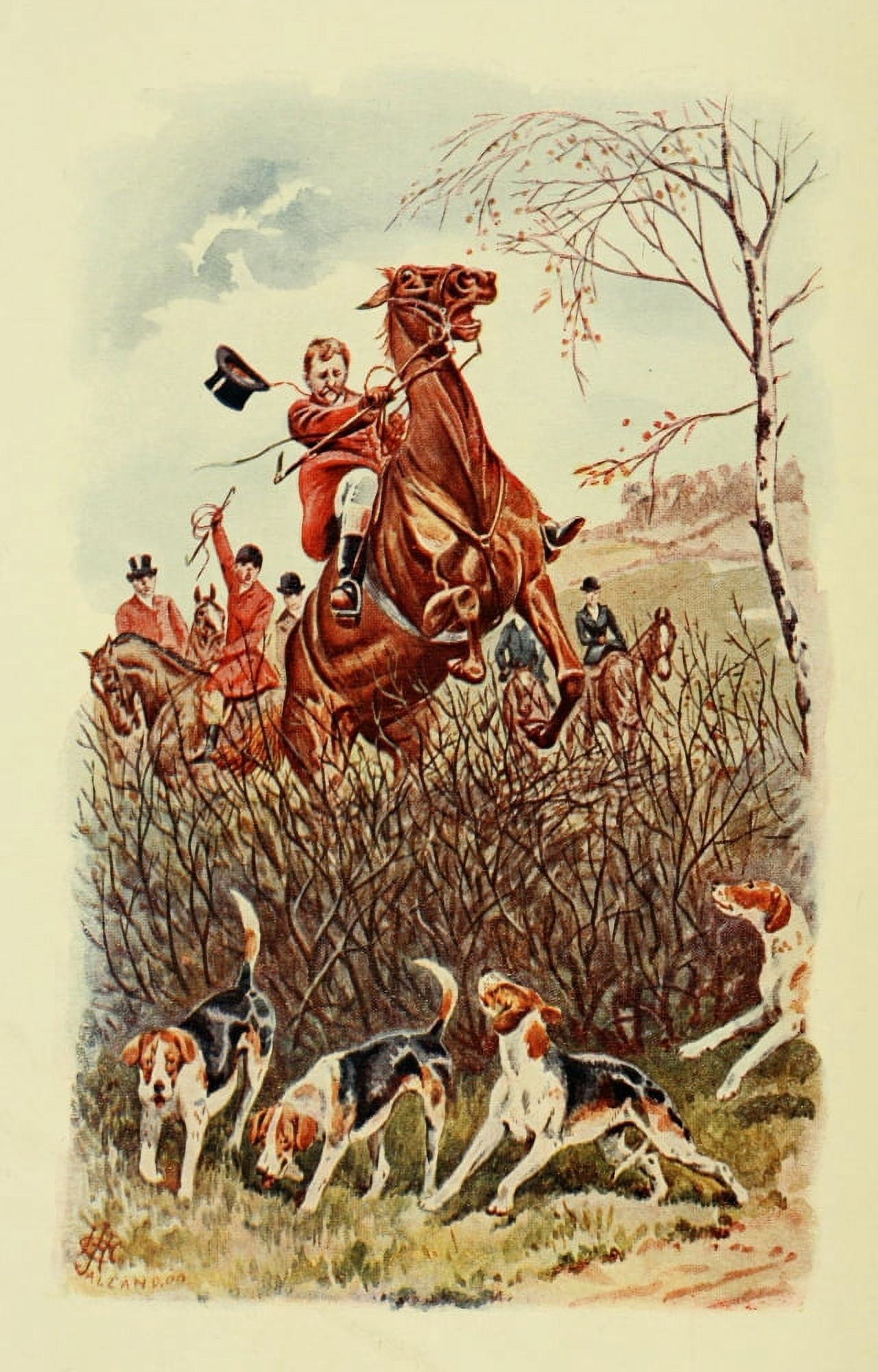 Tales of Pink & Silk 1900 Lucy Glitters Canvas Art - GH Jalland (18 x 24)