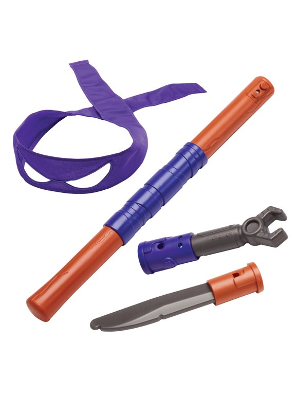 Tales of Teenage Mutant Ninja Turtles: Mutations Build N Battle Donatello Bo Staff Basic Role Play Set by Playmates Toys
