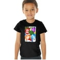 thumbnail image 1 of Tales of the Teenage Mutant Ninja Turtles Lino Posters Kids T Shirt (2) for Toddler Boys and Girls, Black, 1 of 5