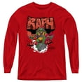 thumbnail image 1 of Tales of the Teenage Mutant Ninja Turtles Raph Sewer Youth Long Sleeve T Shirt, Red, Small, 1 of 3
