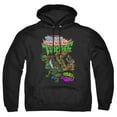 thumbnail image 1 of Tales of the Teenage Mutant Ninja Turtles Sewer Squad Adult Pull-Over Hoodie, Black, 5X-Large, 1 of 5