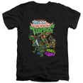 thumbnail image 1 of Tales of the Teenage Mutant Ninja Turtles Sewer Squad Unisex Adult V-Neck T Shirt (Medium) Black, 1 of 3