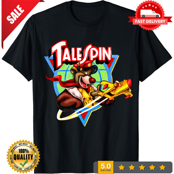 Talespin, baloo logo plane Active T-Shirt Unisex Funny American Size S-5XL Sale, LIMITED EDITION-TH66166