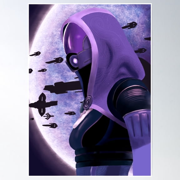 Tali Zorah - Mass Effect Poster Wall Art, Modern Wall Decor, 8x12 UNFRAMED