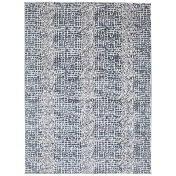 Talia Blue Polypropylene Rug 8'0" x 10'0"