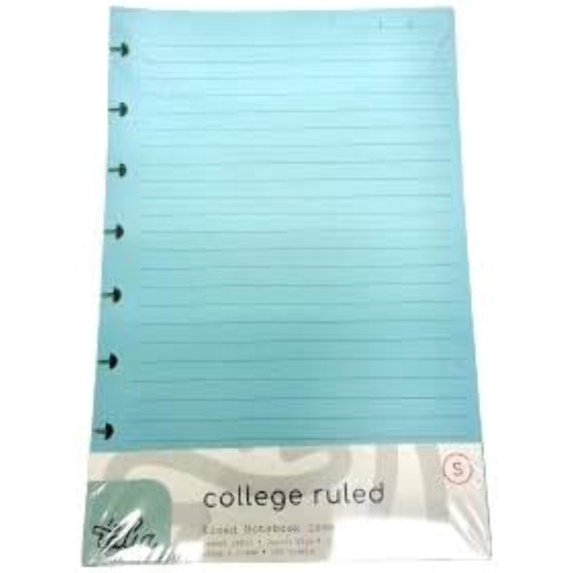 Talia Discbound College Ruled Refill