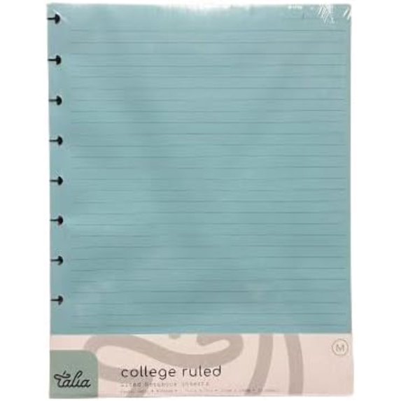 Talia Discbound College Ruled Refill