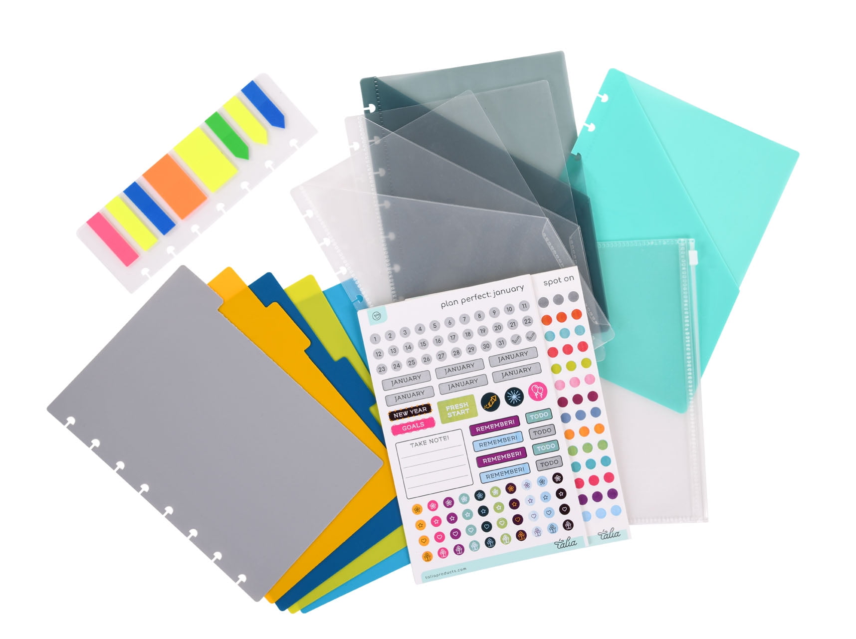 Talia Discbound Notebook Refills (Junior (5.5in x 8.5in), xAccessory