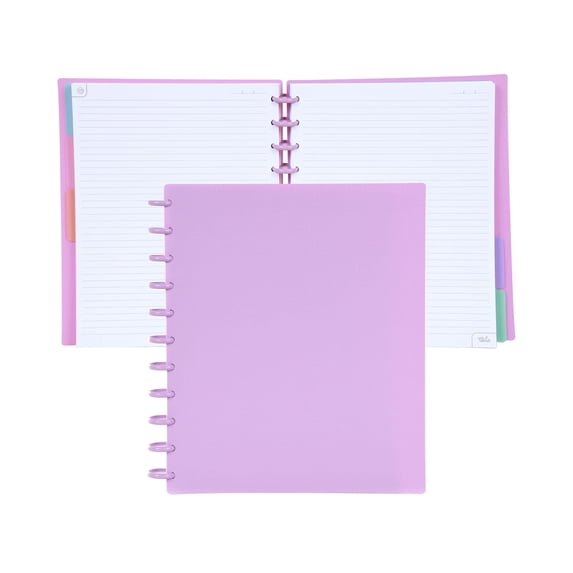 Spring Jpeg Talia Products, Discbound Notebook, 8.5x11 inches, Spring Pink ...