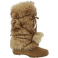 thumbnail image 1 of Talia-Hi Women Mukluk Faux Fur Boot Mid Calf Winter Snow Camel 5.5, 1 of 1