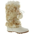 thumbnail image 1 of Talia-Hi Women Mukluk Faux Fur Boot Mid Calf Winter Snow Nude 10, 1 of 5